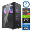 Lauaarvuti INTOP AQUA Ryzen 7 7700X 64GB DDR5 500SSD M.2 NVME+2TB RTX5060Ti 16GB WIN11