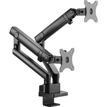 Kahe monitori hoidik Icy Box IB-MS314-T, kuni 32 tolli, kuni 8 kg, must