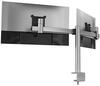 Kahe monitori hoidik Durable 508523, 21-27 tolli, hõbe