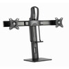 Topeltmonitori alus Gembird MS-D2-01, 17-27 tolli, kuni 6 kg, must