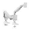 Kahe monitori lauakinnitus Equip 650183, 17-35 tolli, valge