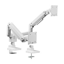 Kahe monitori lauakinnitus Equip 650183, 17-35 tolli, valge