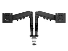 Topelt monitorihoidik Tracer Double Armflex, must