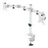 Kahe monitori hoidik Deltaco GAM-040-W, 13-32 tolli, valge