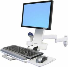 Monitorihoidik Ergotron Series 200 Combo Arm, valge