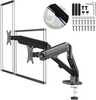 Topelt monitori kinnitus Maclean MC-134, 17-32 tolli, 2-10 kg, must