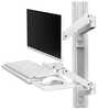 Seinale kinnitatav monitorihoidik Ergotron LX PRO ARM, 34 tolli, valge