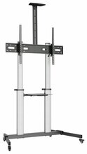 Mobiilne telerialus koos kinnitusega ART S-15-AL, 60-100 tolli, kuni 100 kg, VESA max 1000x600