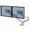 Kahe monitori hoidik Fellowes 8613101, hõbedane, kuni 9 kg