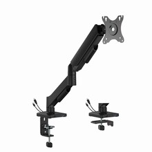 Monitorihoidik Gembird MA-DA1U-01, 17-32 tolli, must, USB portidega
