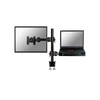 Sülearvuti ja monitori hoidik NewStar FPMA-D960NOTEBOOK, 10-27 tolli, kuni 10 kg, must