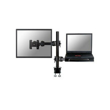 Sülearvuti ja monitori hoidik NewStar FPMA-D960NOTEBOOK, 10-27 tolli, kuni 10 kg, must