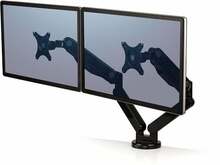 Kahe monitori kinnitus Fellowes 8042501 Platinum, must