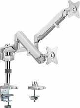 Kahe monitori hoidik Logilink BP0089, 17-32 tolli, kuni 18 kg, alumiinium