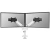 Kahe monitori hoidik Neomounts DS65S-950WH2, 24-34 tolli, kuni 11 kg, valge