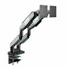 Topeltmonitori kinnitus Diablo Chairs X-Arm Dual, 49 tolli, hall-must, RGB
