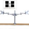Kahe monitori hoidik Lindy 40697, 14-20 tolli, kuni 10 kg, hõbe