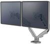 Kahe monitori hoidik Fellowes Eppa 9683301, 39 tolli, kuni 16 kg, hõbe