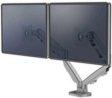 Kahe monitori hoidik Fellowes Eppa 9683301, 39 tolli, kuni 16 kg, hõbe