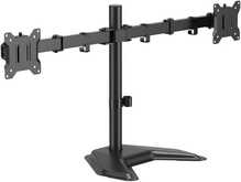 Topeltmonitori kinnitus Sbox LCD-F024-3, 17-32 tolli, kuni 2x10 kg, 100x100 mm