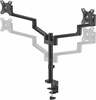 Kahe monitori kinnitus Neomounts DS60-425BL2, 17-27 tolli, kuni 16 kg, must