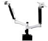 Kahe monitori hoidik Silverstone SST-ARM22SC, kuni 24 tolli, hõbe