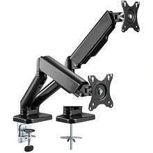 Topeltmonitori kinnitus Techly, 17-32 tolli, must