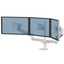 Kolme monitori hoidik Fellowes 8616801, kuni 27 tolli, valge