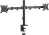 Kahe monitori kinnitus Equip 650157, 17-32 tolli, kuni 9 kg, must