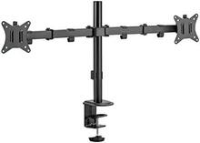 Kahe monitori kinnitus Equip 650157, 17-32 tolli, kuni 9 kg, must