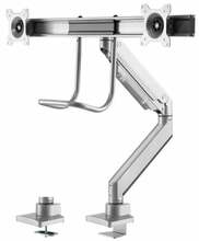 Monitorihoidik Neomounts NM-D775DX, 10-32 tolli, kuni 8 kg, hõbe