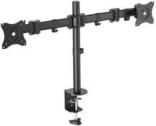 Kahe monitori hoidik Digitus DA-90349, 17-27 tolli, kuni 16 kg, must