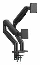Topeltmonitori kinnitus Digitus DA-90474, 2x 45 tolli, kuni 2x 20 kg, must
