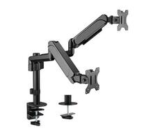 Kahe monitori hoidik Gembird MA-DA2P-01, 17-32 tolli, kuni 9 kg