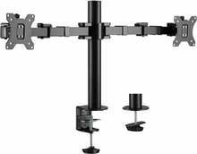Topeltmonitori kinnitus Logilink BP0106, 17-32 tolli, kuni 12 kg