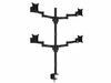 Monitorihoidja Multibrackets MB VESA DESKMOUNT OFFICELINE QUAD, 30 tolli, kuni 8 kg, must