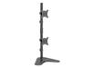 Topelt monitorialus Equip 650128, 17-32 tolli, kuni 10 kg, must