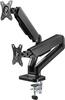 Kahe monitori kinnitus Goobay RB58531, 17-32 tolli, kuni 9 kg, must