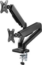 Kahe monitori kinnitus Goobay RB58531, 17-32 tolli, kuni 9 kg, must