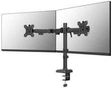 Kahe monitori hoidik Neomounts NERO DS60-600BL2, must