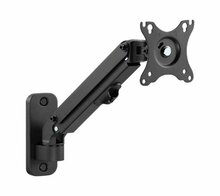 Seinale kinnitatav monitorihoidik Gembird MA-WA1-01, 27 tolli, kuni 7 kg, must
