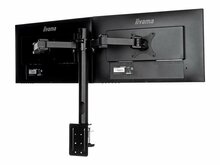 Topeltmonitori kinnitus Iiyama DS1002C-B1, 30 tolli, kuni 10 kg, must