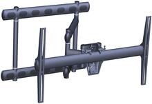 Ekraanikinnitus Vogels PFW6852, 37-68 tolli, kuni 30 kg, must
