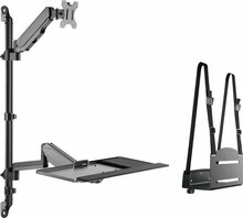 Monitorihoidik Equip 650170, 17-32 tolli, kuni 8 kg, must