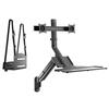 Kahe monitori seinakinnitus Maclean MC-633, 17-27 tolli, must
