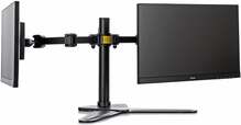Topeltmonitori alus Iiyama DS1002D-B1, 10-30 tolli, kuni 10 kg, must