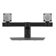 Kahe monitori alus Dell MDS19, 19-27 tolli, kuni 6 kg, must
