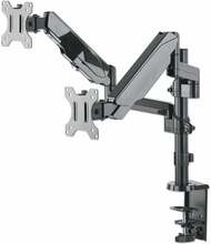 Kahe monitori hoidik Manhattan 461597, 17-32 tolli, kuni 16 kg