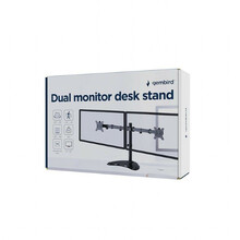 Kahe monitori lauakinnitus Gembird MS-D2ST-02, 13-32 tolli, kuni 8 kg