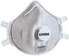 Respiraator Uvex Silv-Air Classic Carbon 2320 FFP3, hall, 3 tk